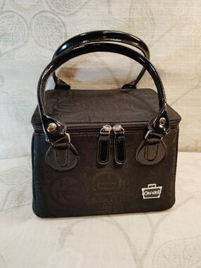 Caboodles Black Travel Cosmetic Case with Patent Handles